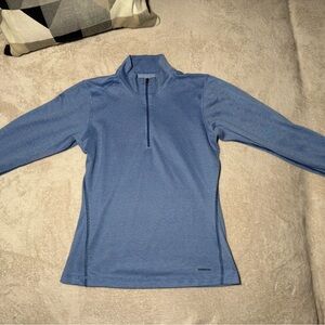 Patagonia Steel Blue Quarter-Zip Top
